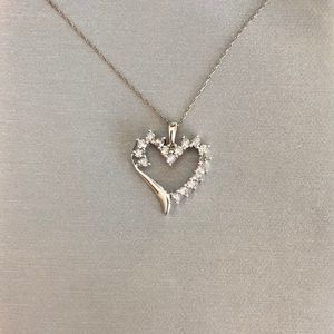 Zales Diamond Heart Pendant